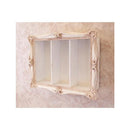 キャビネット 壁掛け ウォールラック 収納 棚 オープンラック フェミニン 姫系 ロマンチック ガーリー アンティーク調 レトロ風 おしゃれ かわいい ゴージャス 【納期C】【akz-k31w231】