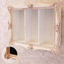 キャビネット 壁掛け ウォールラック 収納 棚 オープンラック フェミニン 姫系 ロマンチック ガーリー アンティーク調 レトロ風 おしゃれ かわいい ゴージャス 【納期C】【akz-k31w231】