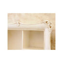 ウォールキャビネット ロココ調 壁掛け 棚 ラック オープンラック 壁収納 収納棚 ヨーロピアン 北欧 装飾 おしゃれ レトロ ガーリー ホワイト 白 ゴールド 【納期C】【akz-kbl129】