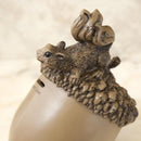 貯金箱 おしゃれ リス 置き物 インテリア かわいい オブジェ 大人 小銭 壊さない 壊さず取り出せる 動物 アニマル 北欧 雑貨 子供部屋 【納期C】【akz-kstmb201513】