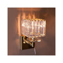 ウォールライト ランプ 1灯 壁面 壁 おしゃれ ゴージャス 上向き 下向き レトロ アンティーク調 上品 シンプル 姫系 ガーリー クリスタル 【納期C】【akz-lary-w1d】