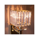 ウォールライト ランプ 1灯 壁面 壁 おしゃれ ゴージャス 上向き 下向き レトロ アンティーク調 上品 シンプル 姫系 ガーリー クリスタル 【納期C】【akz-lary-w1d】