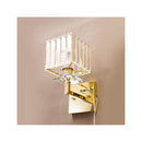 ウォールライト ランプ 1灯 壁面 壁 おしゃれ ゴージャス 上向き 下向き レトロ アンティーク調 上品 シンプル 姫系 ガーリー クリスタル 【納期C】【akz-lary-w1d】