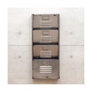 レターラック 壁掛け ウォールラック 壁面 収納 棚 インダストリアル ブルックリン 男前 インテリア 理系 レトロ アンティーク調 おしゃれ 【納期C】【akz-lja151297-1】