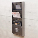 レターラック 壁掛け ウォールラック 壁面 収納 棚 インダストリアル ブルックリン 男前 インテリア 理系 レトロ アンティーク調 おしゃれ 【納期C】【akz-lja151297-1】