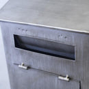 ポスト 郵便ポスト 郵便受け 玄関 門柱 インダストリアル おしゃれ スタイリッシュ シンプル かっこいい ブルックリン ビンテージ 壁付け 【納期C】【akz-lja22by-001】