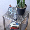 ラック 棚 収納棚 オープンラック 2段 メタル インダストリアル おしゃれ シンプル かっこいい ブルックリン リビング 玄関 倉庫 ガレージ 【納期C】【akz-lja22by-002】