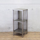 ラック 棚 収納棚 オープンラック 2段 メタル インダストリアル おしゃれ シンプル かっこいい ブルックリン リビング 玄関 倉庫 ガレージ 【納期C】【akz-lja22by-002】