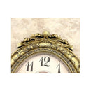 ウォールクロック おしゃれ アンティーク調 北欧 ゴージャス ヨーロピアン デザイン モダン 掛け時計 壁掛け アナログ 無音 静か 連続秒針 【納期C】【akz-ls-8209l-dgold】