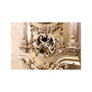 掛け時計 ビクトリアン調 壁掛け ウォールクロック ヨーロピアン アンティーク調 おしゃれ ゴージャス 無音 連続秒針 イタリア風 ミラノ風 【納期C】【akz-ls-b8227ny】