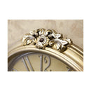 掛け時計 ビクトリアン調 壁掛時計 インパクト アクセント インテリア 円形 丸型 おしゃれ 高級感 無音 連続秒針 イタリア フィレンツェ風 【納期C】【akz-ls-fb8199by-gd】