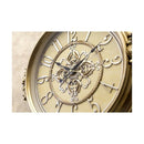 掛け時計 ビクトリアン調 壁掛時計 インパクト アクセント インテリア 円形 丸型 おしゃれ 高級感 無音 連続秒針 イタリア フィレンツェ風 【納期C】【akz-ls-fb8199by-gd】