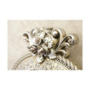 掛け時計 おしゃれ 壁掛け時計 モダン ウォールクロック 北欧 ゴージャス 高級感 レトロ ヨーロピアン ビクトリアン調 バラ 薔薇 リボン 【納期C】【akz-ls-wb8189ky-gd】