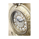 掛け時計 おしゃれ 壁掛け時計 モダン ウォールクロック 北欧 ゴージャス 高級感 レトロ ヨーロピアン ビクトリアン調 バラ 薔薇 リボン 【納期C】【akz-ls-wb8189ky-gd】