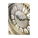 掛け時計 おしゃれ 壁掛け時計 モダン ウォールクロック 北欧 ゴージャス 高級感 レトロ ヨーロピアン ビクトリアン調 バラ 薔薇 リボン 【納期C】【akz-ls-wb8189ky-gd】