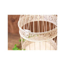 鳥かご ケージ 鳥カゴ バードケージ おしゃれ インテリア アンティーク風 フレンチ ヨーロピアン 大 小 サイズ ゲージ 飼育かご 籠 篭 【納期C】【akz-nbc302rd-w】