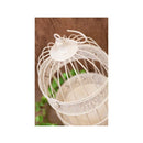 鳥かご ケージ 鳥カゴ バードケージ おしゃれ インテリア アンティーク風 フレンチ ヨーロピアン 大 小 サイズ ゲージ 飼育かご 籠 篭 【納期C】【akz-nbc302rd-w】