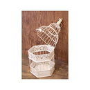 鳥かご 鳥カゴ バードケージ 鳥 おしゃれ アンティーク調 フレンチ ヨーロピアン 大 小 飼育 かご 姫系 ガーリー ロマンチック フェミニン 【納期C】【akz-nbc903hx-w】