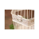 鳥かご 鳥カゴ バードケージ 鳥 おしゃれ アンティーク調 フレンチ ヨーロピアン 大 小 飼育 かご 姫系 ガーリー ロマンチック フェミニン 【納期C】【akz-nbc903hx-w】