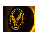 置き時計 おしゃれ インテリア アメリカン アメカジ 雑貨 小物 ネオンサイン風 玄関 寝室 ガレージ エントランス 青 ブルー 黄色 イエロー 【納期C】【akz-nc14at03】