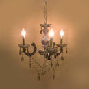 シャンデリア LED 3灯 照明 おしゃれ クラシック 古風 ヨーロピアン 天井照明 吊下げ ペンダントライト ランプ 軽量 軽い アンティーク調 【納期C】【akz-p-7356-3ab】