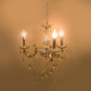 シャンデリア led おしゃれ モダン 3灯 クリスタル ガラス 照明 電気 電球 天井 吊下げ ゴージャス 高級感 アンティーク調 姫系 軽量 軽い 【納期C】【akz-p-7356-3cg】