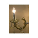 シャンデリア led おしゃれ モダン 3灯 クリスタル ガラス 照明 電気 電球 天井 吊下げ ゴージャス 高級感 アンティーク調 姫系 軽量 軽い 【納期C】【akz-p-7356-3cg】