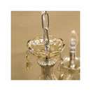 シャンデリア led おしゃれ モダン 3灯 クリスタル ガラス 照明 電気 電球 天井 吊下げ ゴージャス 高級感 アンティーク調 姫系 軽量 軽い 【納期C】【akz-p-7356-3cg】