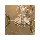 シャンデリア led おしゃれ モダン 3灯 クリスタル ガラス 照明 電気 電球 天井 吊下げ ゴージャス 高級感 アンティーク調 姫系 軽量 軽い 【納期C】【akz-p-7356-3cg】