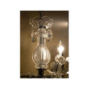 シャンデリア led おしゃれ モダン 3灯 豪華 照明 電球 天井 吊下げ ゴージャス 高級感 アンティーク調 姫系 軽量 軽い クリスタル ガラス 【納期C】【akz-p-7356-3cl】