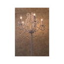 フロアランプ 5灯 置き型 照明 電気 インテリア ゴージャス ホワイト 白 姫系 フロアーランプ フロアーライト ヨーロピアン クラシック 【納期C】【akz-pida-f5d-tida】