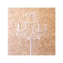 フロアランプ 5灯 置き型 照明 電気 インテリア ゴージャス ホワイト 白 姫系 フロアーランプ フロアーライト ヨーロピアン クラシック 【納期C】【akz-pida-f5d-tida】