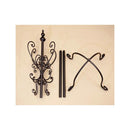 コートハンガースタンド 自立式 おしゃれ 北欧 ヨーロピアン クラシック モダン レトロ かっこいい スリム インテリア ハンガー 白系 黒 ブラック 金 ゴールド 【納期C】【akz-sa808851】