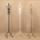 コートハンガースタンド 自立式 おしゃれ 北欧 ヨーロピアン クラシック モダン レトロ かっこいい スリム インテリア ハンガー 白系 黒 ブラック 金 ゴールド 【納期C】【akz-sa808851】