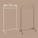 ハンガーラック アンティーク調 レトロ 雰囲気 おしゃれ ヨーロピアン 北欧 ガーリー 姫系 ロマンチック フェミニン かわいい コート スカート ハンガー 置き型 【納期C】【akz-sa885380】