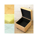 スツール 収納 スペース シンプル 腰掛け イス 椅子 ベンチ チェアー 収納付き カジュアル おしゃれ かわいい ファブリック 布地 オレンジ グリーン 緑 青 【納期C】【akz-sz-534】