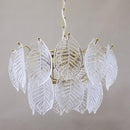 シャンデリア おしゃれ モダン 葉っぱ リーフ デザイン かわいい 珍しい 変わった形 スタイリッシュ 吊り下げ 照明 ペンダントライト 【納期C】【akz-tp08820-5hb】