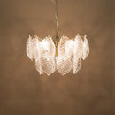 シャンデリア おしゃれ モダン 葉っぱ リーフ デザイン かわいい 珍しい 変わった形 スタイリッシュ 吊り下げ 照明 ペンダントライト 【納期C】【akz-tp08820-5hb】