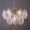シャンデリア おしゃれ モダン 葉っぱ リーフ デザイン かわいい 珍しい 変わった形 スタイリッシュ 吊り下げ 照明 ペンダントライト 【納期C】【akz-tp08820-5hb】
