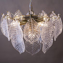 シャンデリア おしゃれ モダン 葉っぱ リーフ デザイン かわいい 珍しい 変わった形 スタイリッシュ 吊り下げ 照明 ペンダントライト 【納期C】【akz-tp08820-5hb】