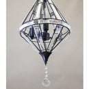 シャンデリア おしゃれ クリスタル デザイン かっこいい 珍しい 変わった 形 北欧 モダン 天井 吊り下げ 照明 ペンダントライト ブラック 【納期C】【akz-tp08895-3-hb】