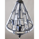 シャンデリア おしゃれ クリスタル デザイン かっこいい 珍しい 変わった 形 北欧 モダン 天井 吊り下げ 照明 ペンダントライト ブラック 【納期C】【akz-tp08895-3-hb】