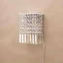 ウォールランプ led 照明 ライト 壁掛け 壁面 おしゃれ ヨーロピアン 北欧 クリスタル 高級感 姫系 ガーリー スタイリッシュ きらきら 【納期C】【akz-tusu-w2d】