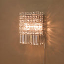 ウォールランプ led 照明 ライト 壁掛け 壁面 おしゃれ ヨーロピアン 北欧 クリスタル 高級感 姫系 ガーリー スタイリッシュ きらきら 【納期C】【akz-tusu-w2d】