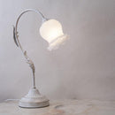 テーブルランプ クラシカル 北欧 ヨーロピアン おしゃれ レトロ アンティーク調 テーブルライト 照明 花型 デザイン アイアン シェード 卓上 デスクライト 【納期C】【akz-yg18207-1t】