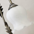 テーブルランプ クラシカル 北欧 ヨーロピアン おしゃれ レトロ アンティーク調 テーブルライト 照明 花型 デザイン アイアン シェード 卓上 デスクライト 【納期C】【akz-yg18207-1t】