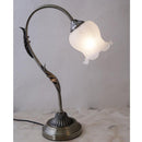 テーブルランプ クラシカル 北欧 ヨーロピアン おしゃれ レトロ アンティーク調 テーブルライト 照明 花型 デザイン アイアン シェード 卓上 デスクライト 【納期C】【akz-yg18207-1t】