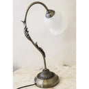 テーブルランプ クラシカル 北欧 ヨーロピアン おしゃれ レトロ アンティーク調 テーブルライト 照明 花型 デザイン アイアン シェード 卓上 デスクライト 【納期C】【akz-yg18207-1t】