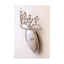 壁時計 壁掛け ティアラ モチーフ デザイン 北欧 ヨーロピアン おしゃれ ガーリー 姫系 ロマン かわいい ウォールクロック クラシック 【納期C】【akz-ygz19-0765】