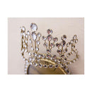 壁時計 壁掛け ティアラ モチーフ デザイン 北欧 ヨーロピアン おしゃれ ガーリー 姫系 ロマン かわいい ウォールクロック クラシック 【納期C】【akz-ygz19-0765】